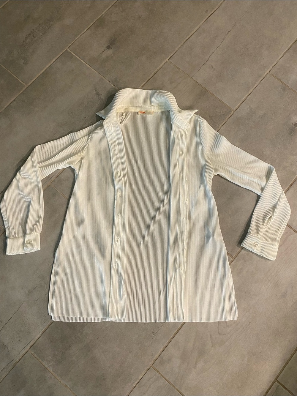 Ribbed button up Women's long sleeve